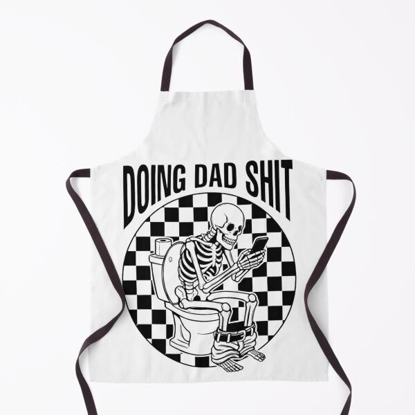 Item preview, Doing Dad Shit Skeleton - Funny Bathroom Humor Father's Day designed and sold by haitrieuic96.