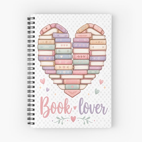 Item preview, Cute book stack heart design designed and sold by BookedAndDesign.