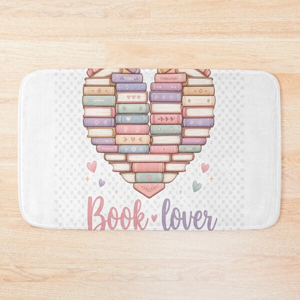 Item preview, Cute book stack heart design designed and sold by BookedAndDesign.