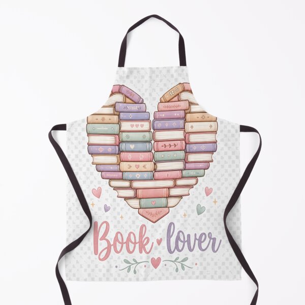 Item preview, Cute book stack heart design designed and sold by BookedAndDesign.