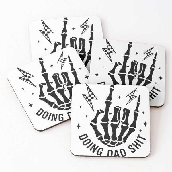 Item preview, Doing Dad Shit Rock Hand Skeleton - Funny Punk Father's Day designed and sold by haitrieuic96.