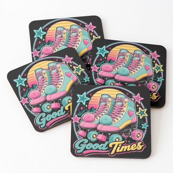 Item preview, Retro Roller Skates Vaporwave Aesthetic | Neon Pastel Skating Graphic designed and sold by Timeless Junction.