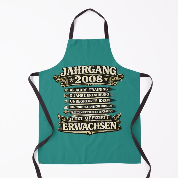 Item preview, Vintage 2008 Officially Adult 18th Birthday German Quote designed and sold by KI-Kunstwerk.