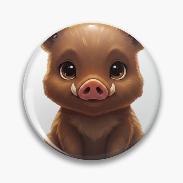 Item preview, cute baby wild boar designed and sold by CozyAnimalArt.