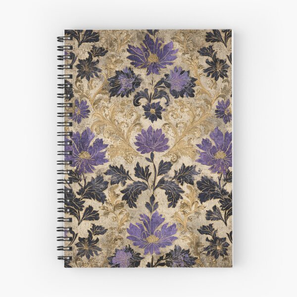Item preview, Decoupage Vintage Mystical Purple Flowers Damask 1900 Victorian designed and sold by GrinGalore.