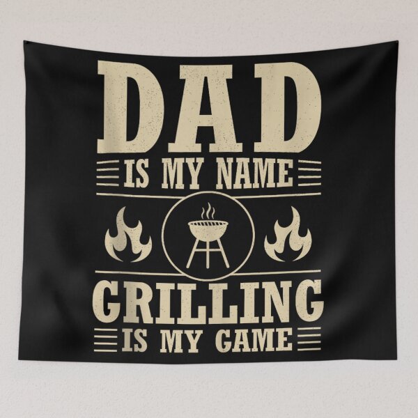 Item preview, Funny Dad Is My Name Grilling Is My Game Father Day Grill Master Gift designed and sold by Daisy Grimes.