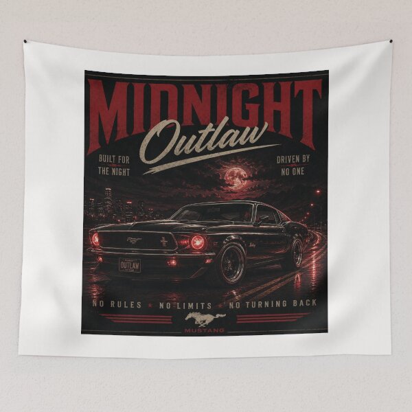 Item preview, Midnight Outlaw Muscle Car designed and sold by RelateAndTee.