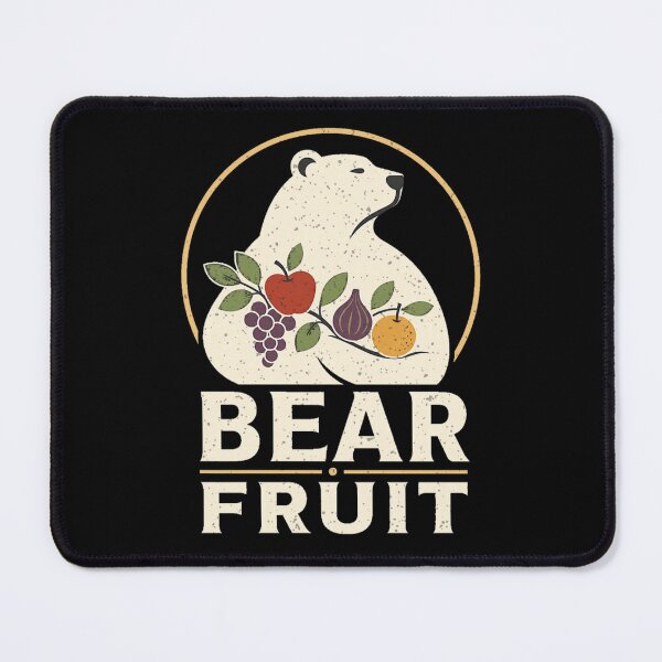 Item preview, Vintage Style Bear Fruit Polar Bear Graphic Illustration Healthy Diet Vegan Gift designed and sold by Daisy Grimes.