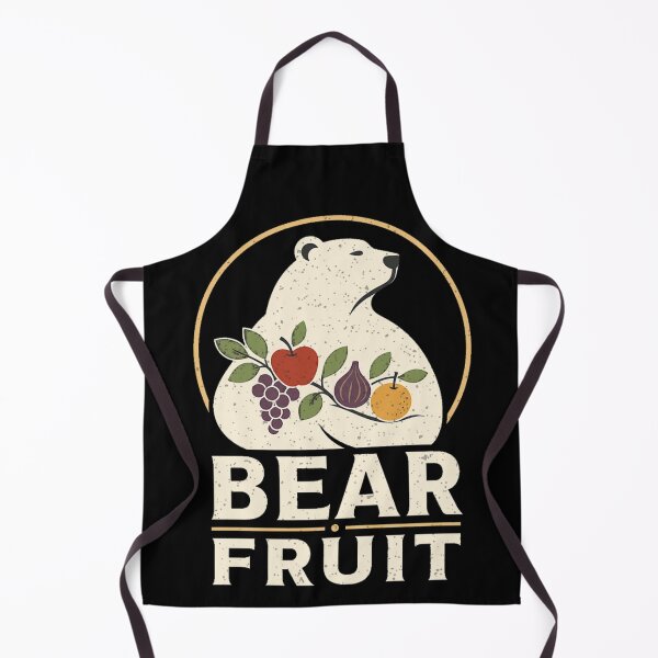Item preview, Vintage Style Bear Fruit Polar Bear Graphic Illustration Healthy Diet Vegan Gift designed and sold by Daisy Grimes.