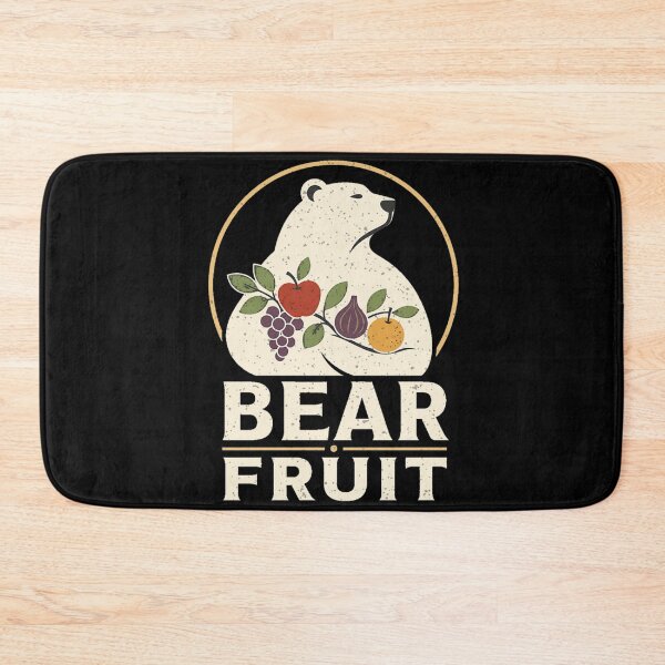 Item preview, Vintage Style Bear Fruit Polar Bear Graphic Illustration Healthy Diet Vegan Gift designed and sold by Daisy Grimes.