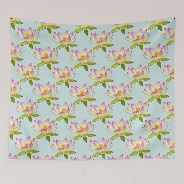 Item preview, Painted Lotus pattern designed and sold by leeleeandthebee.