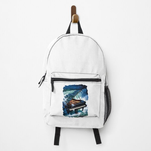 Item preview, "Grand Piano in Crashing Ocean Waves" designed and sold by NatureHarmony16.
