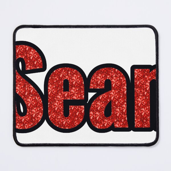 Item preview, Sean Boy Name Red Rhinestone Texture designed and sold by TheIconSmith.