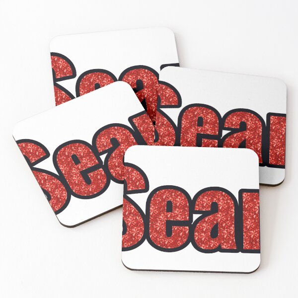 Item preview, Sean Boy Name Red Rhinestone Texture designed and sold by TheIconSmith.
