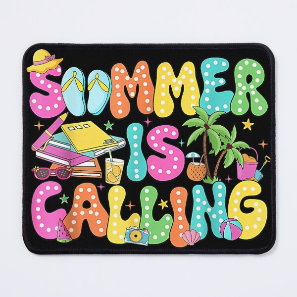 Item preview, Retro Summer Is Calling Colorful Groovy Beach Vacation Sunshine Vibes Holiday Gift designed and sold by Daisy Grimes.