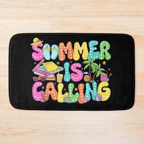 Item preview, Retro Summer Is Calling Colorful Groovy Beach Vacation Sunshine Vibes Holiday Gift designed and sold by Daisy Grimes.
