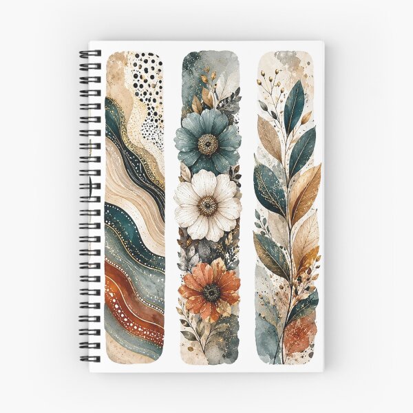 Item preview, Boho Botanical Bookmark Set Watercolor designed and sold by PetalGarden.