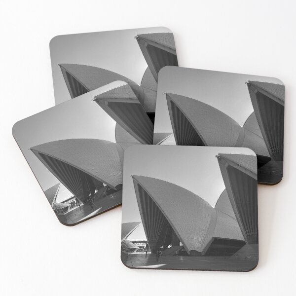 Item preview, Sydney Opera House in Black and White MonoChrome designed and sold by WanderingLife.