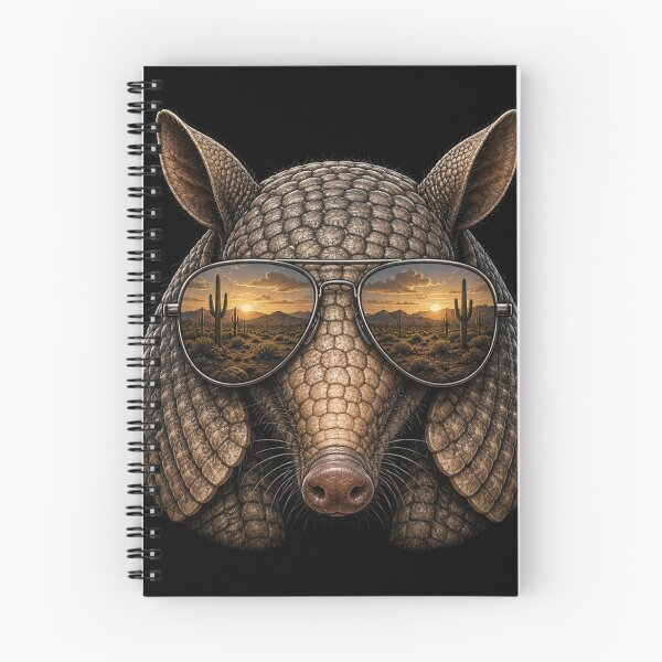 Item preview, Cool Armadillo With Sunglasses Retro Desert Animal Graphic designed and sold by bilal sibgui.