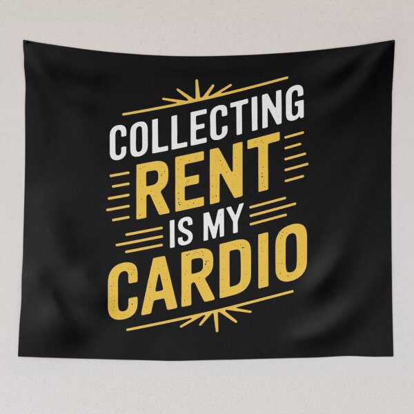 Item preview, Funny Collecting Rent Is My Cardio Property Manager Real Estate Investor Gift designed and sold by Daisy Grimes.