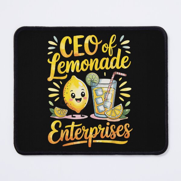 Item preview, Cute CEO Of Lemonade Enterprises Kawaii Lemon Character Summer Drink Kids Business designed and sold by Chaya Reid.