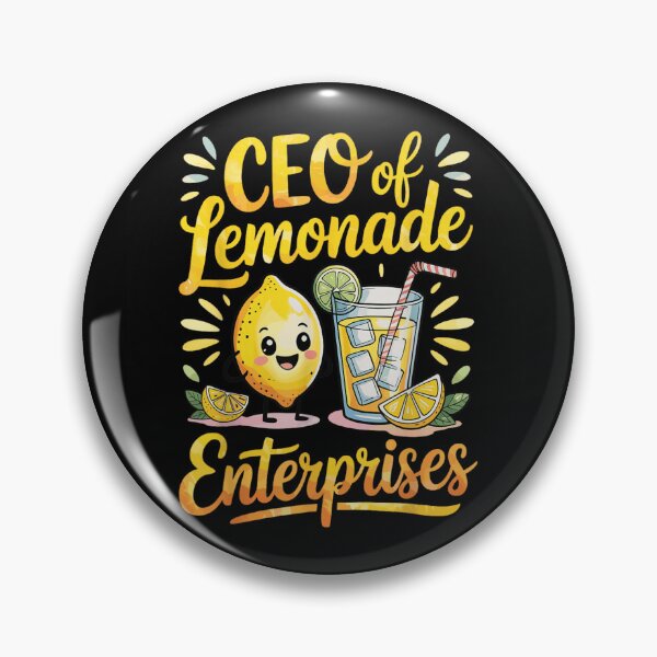Item preview, Cute CEO Of Lemonade Enterprises Kawaii Lemon Character Summer Drink Kids Business designed and sold by Chaya Reid.