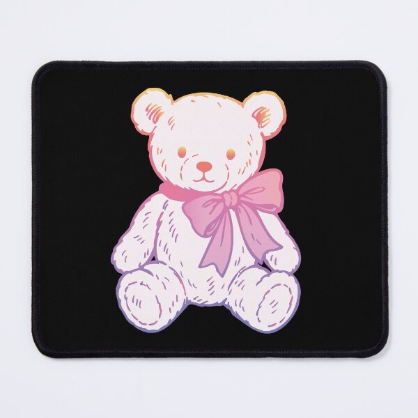 Item preview, Pastel Gradient Kawaii Teddy Bear with Bow designed and sold by BrownHorse90s.