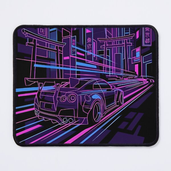 Item preview, Cyberpunk Tokyo Drift Neon JDM Race Car designed and sold by AlphaGacha.