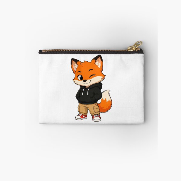 Item preview, Cute Fox in Hoodie Cartoon Character designed and sold by Krincydigitalart.