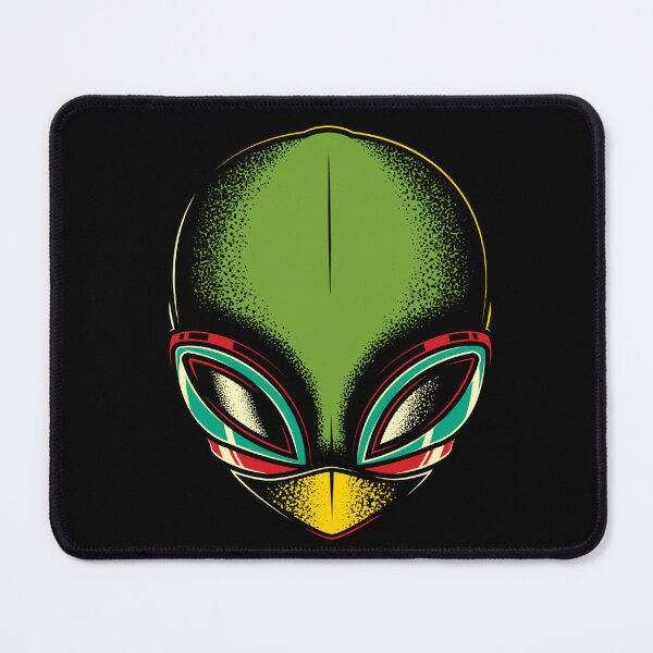 Item preview, Retro Alien Head Extraterrestrial Sci-Fi Fan Art designed and sold by Gravelpeak Co..