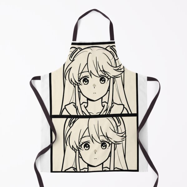 Item preview, Anime - Girl Two Poses Beige Background designed and sold by AnimeShin.