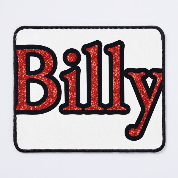 Item preview, Billy Boy Name Red Rhinestone Texture designed and sold by TheIconSmith.