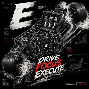 Artwork thumbnail, SIM Racing Division – Pro Racing Simulator Wheel Blueprint Design by VibeHubStudio