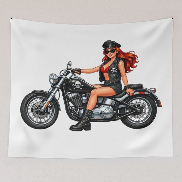 Item preview, "Biker Rebels: The Feminine Elegance" designed and sold by CHRIST5000.
