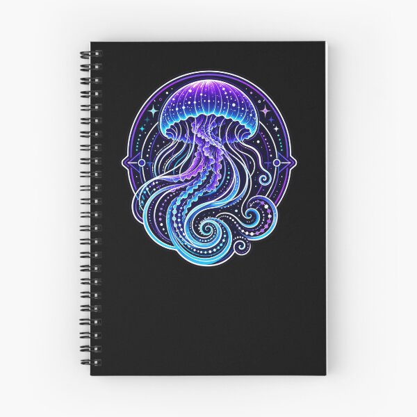Item preview, Bioluminescent Cosmic Jellyfish | Neon Ocean Spacecore Graphic designed and sold by Timeless Junction.