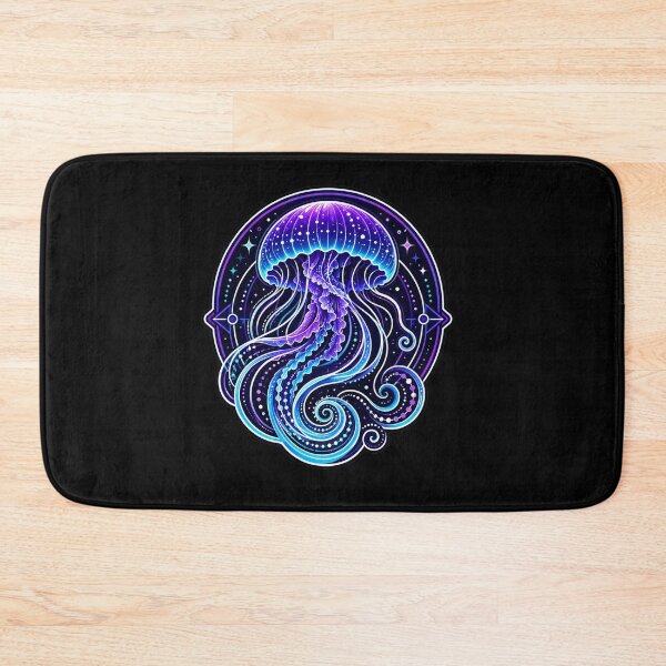 Item preview, Bioluminescent Cosmic Jellyfish | Neon Ocean Spacecore Graphic designed and sold by Timeless Junction.