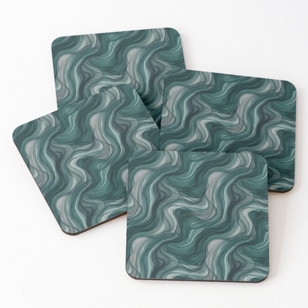 Item preview, Earthy Swirl Ocean Flow Abstract designed and sold by MythicCotton.