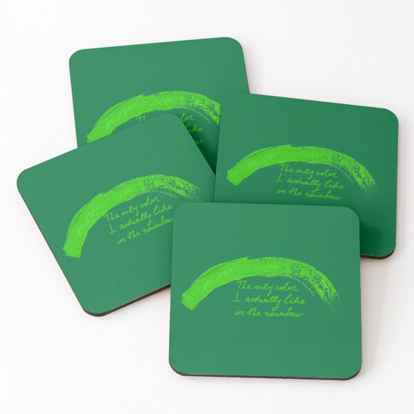 Item preview, The only color I actually like in the rainbow green brush stroke handwritten joke designed and sold by TanalyFlowers.