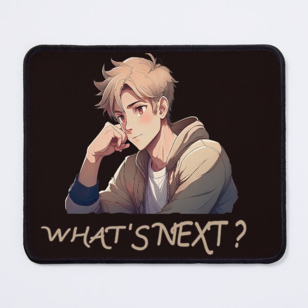 Item preview, What's Next? - Aesthetic Anime Boy designed and sold by MOHAMEDNOOR428.