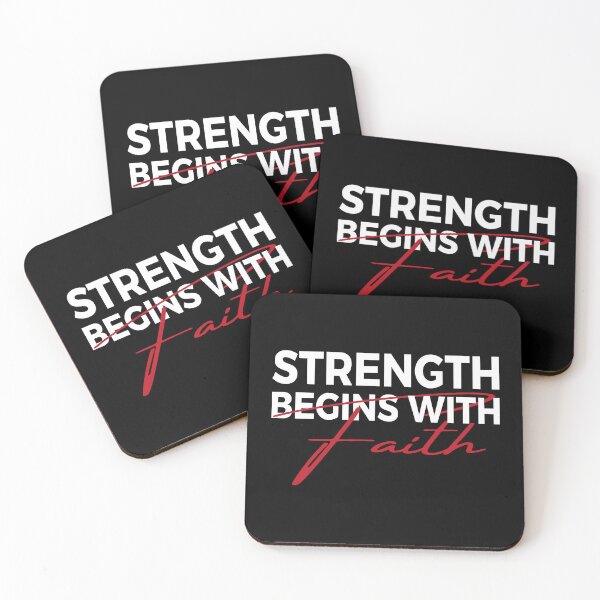 Item preview, Strength Begins With Faith designed and sold by Zerhof.