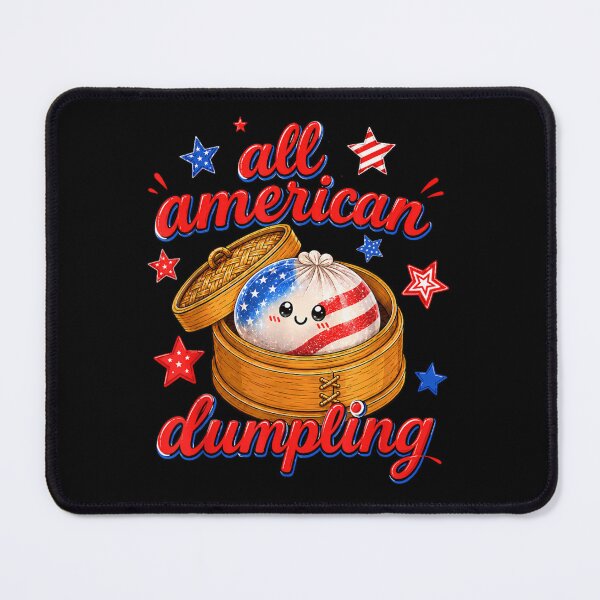 Item preview, Cute Kawaii All American Dumpling Patriotic Asian Food Patriotic Fourth Of July designed and sold by Phil Ben.