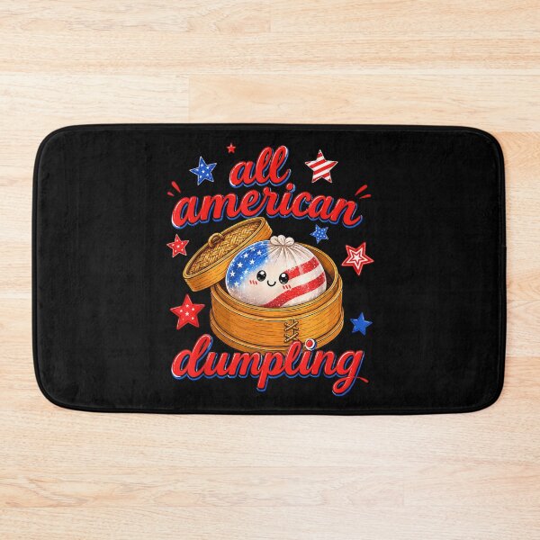 Item preview, Cute Kawaii All American Dumpling Patriotic Asian Food Patriotic Fourth Of July designed and sold by Phil Ben.