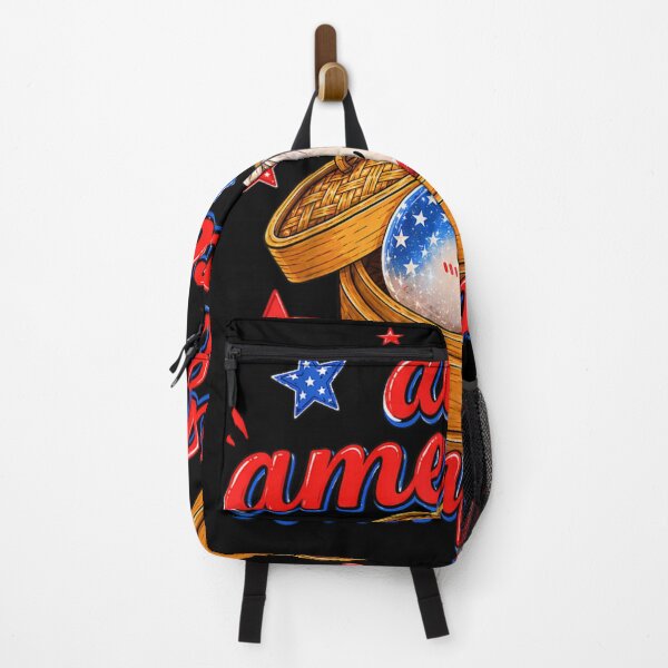 Item preview, Cute Kawaii All American Dumpling Patriotic Asian Food Patriotic Fourth Of July designed and sold by Phil Ben.