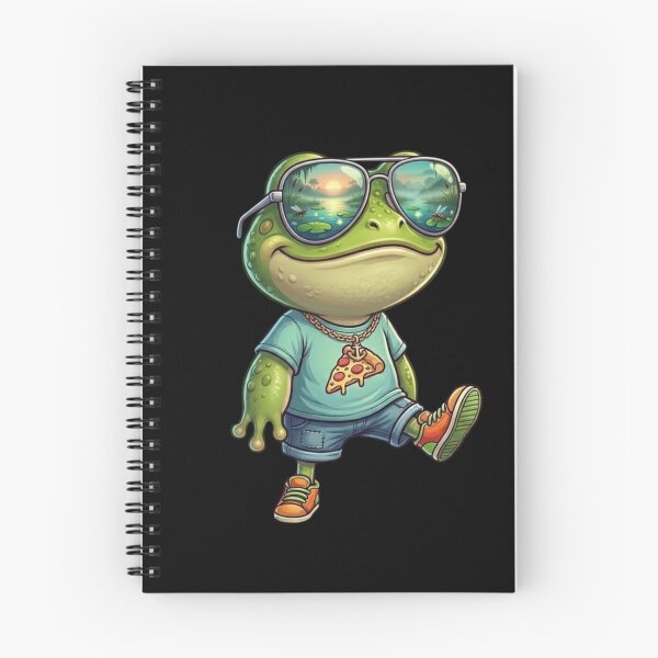 Item preview, Cool Frog With Sunglasses Retro Animal Graphic designed and sold by bilal sibgui.
