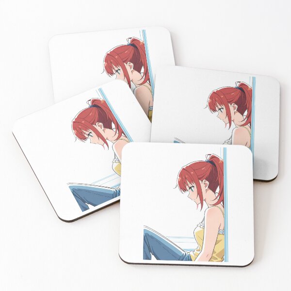 Item preview, Anime - Girl Yellow Top Sitting Thoughtful designed and sold by AnimeShin.