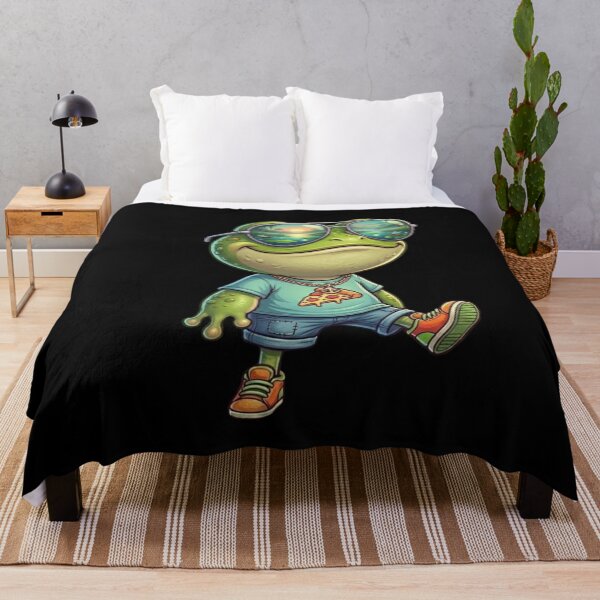 Item preview, Cool Frog With Sunglasses Retro Animal Graphic designed and sold by bilal sibgui.