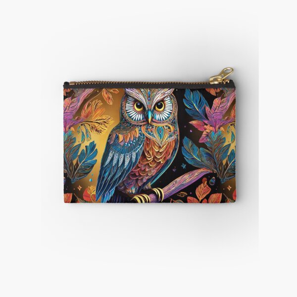 Item preview, Colorful Owl Wildlife Illustration  designed and sold by CreationbyVona.