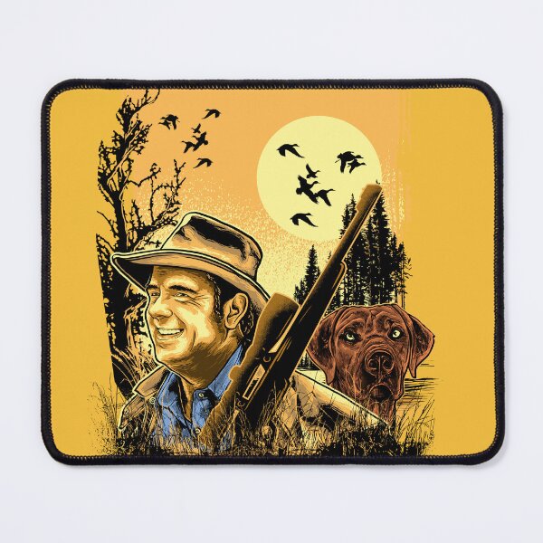Item preview, Vintage Duck Hunter with Hunting Dog - Outdoor Wildlife Illustration designed and sold by PCGraphicStudio.