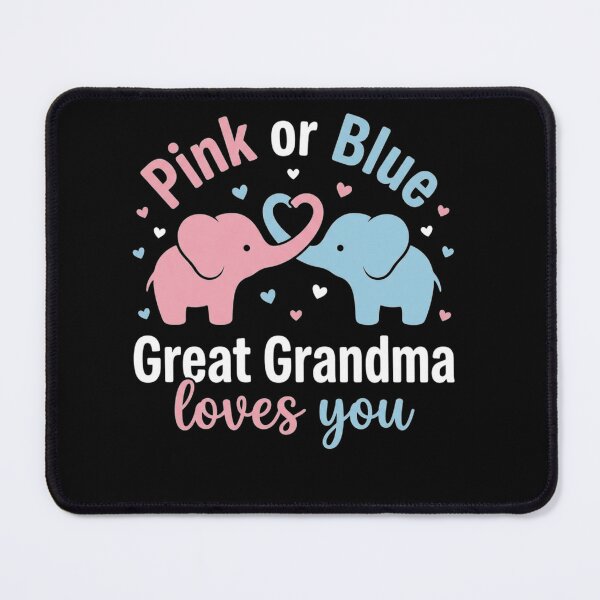 Item preview, Pink Or Blue Great Grandma Loves You Gender Reveal Elephant designed and sold by clothesy7.