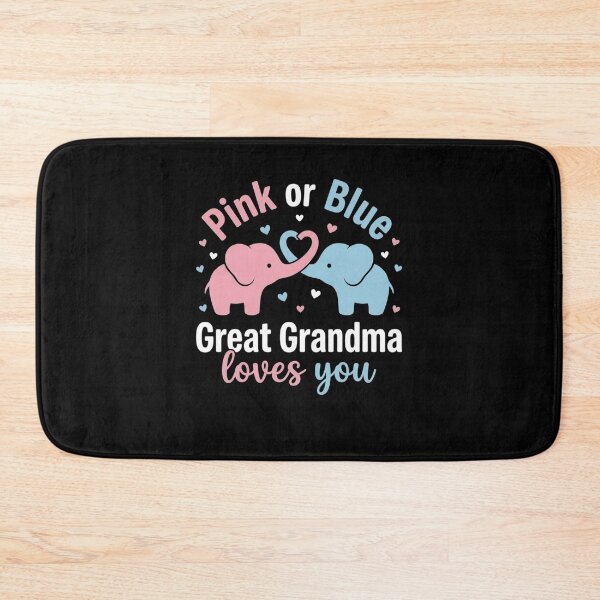 Item preview, Pink Or Blue Great Grandma Loves You Gender Reveal Elephant designed and sold by clothesy7.